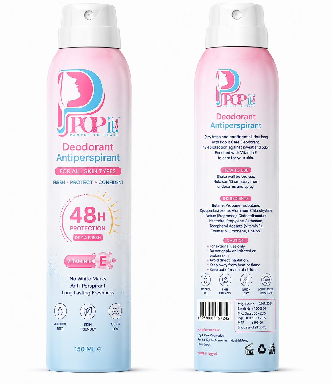 Antiperspirant Deodorant – 48H Protection